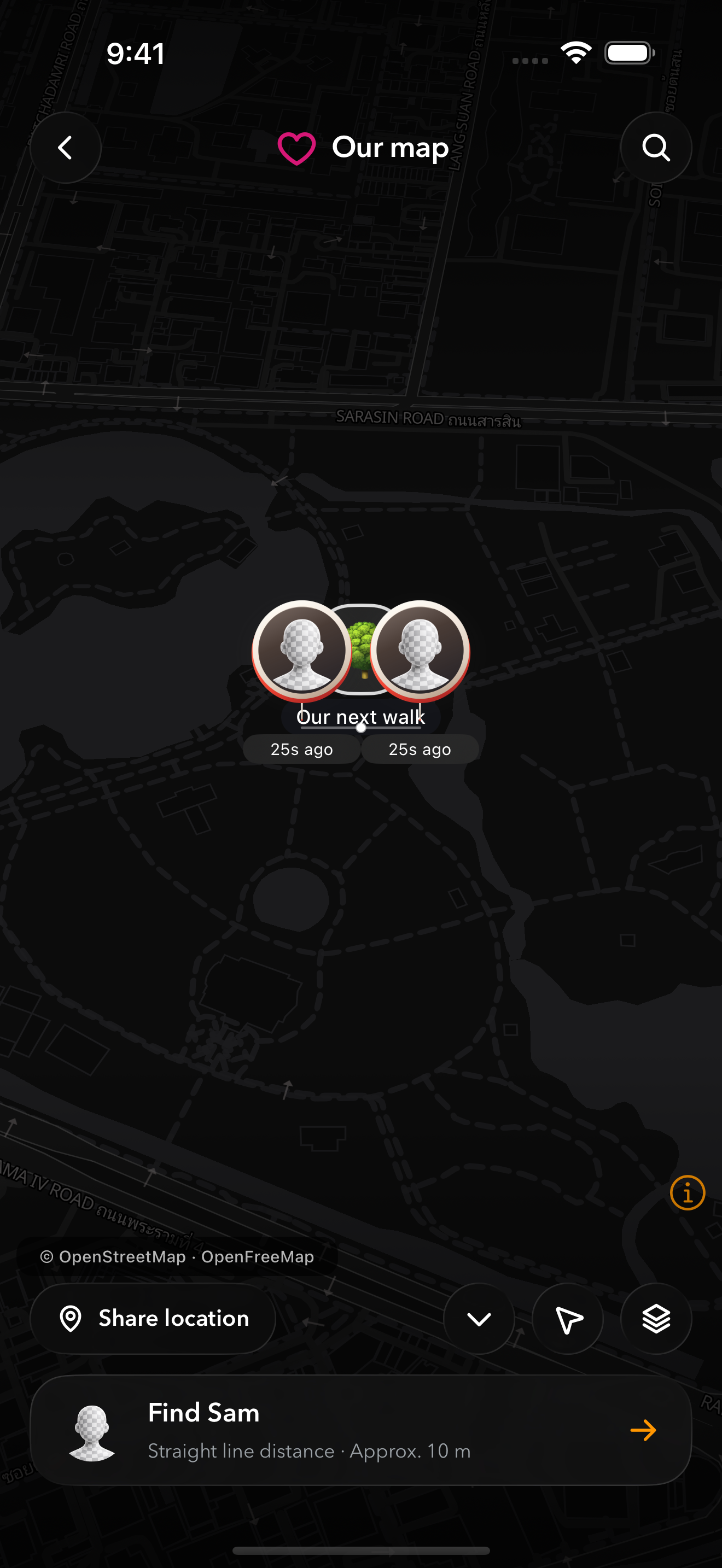 A map for the two of you.